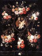 Jan Van Kessel Holy Family painting